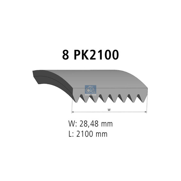 تسمه چندشیار (پلی‌وی) 4.80929 DIESEL TECHNIC